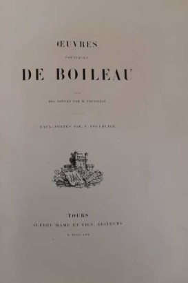 Obras poéticas de Boileau