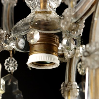 Chandelier Maria Theresa Style Glass Italy XX Century