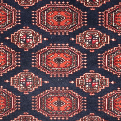 Vintage Bukhara Teppich Pakistan 195x125 cm Baumwolle Wolle