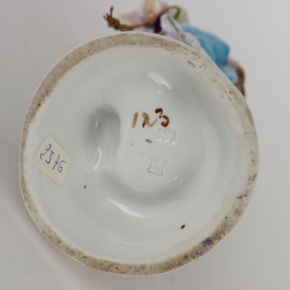 Candélabre Ancien Porcelaine Allemagne \'800 Céramiques Anciennes