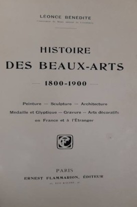 Histoire des Beaux-Arts 1800-1900