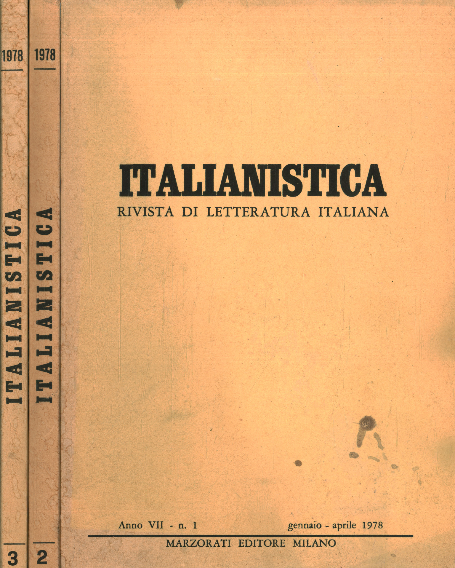 Italianistica : revue de littérature italienne