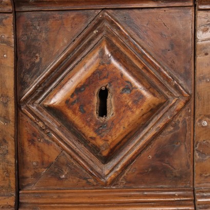 Antike Barockkommode Italien \'700 Schubladen Walnuss Holz