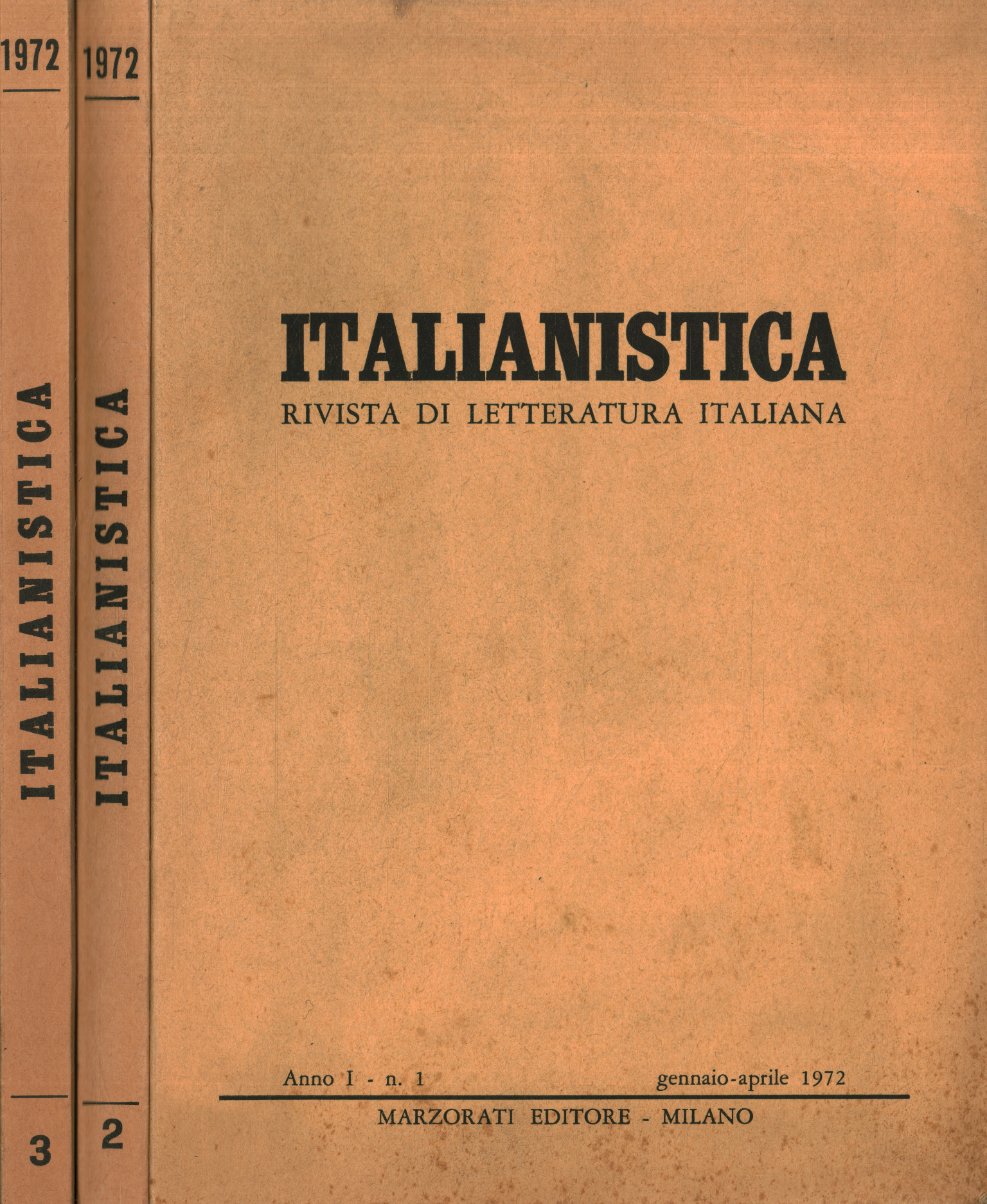 Italianistica : revue de littérature italienne