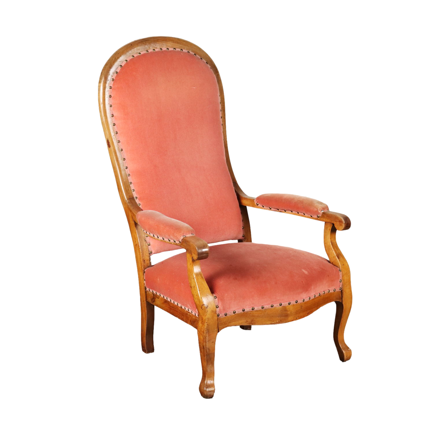 Antique Louis Philippe Mahogany Armchairs, Set of 4 for sale at Pamono