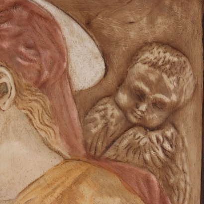 Madonna con Bambino Bassorilievo in Gess