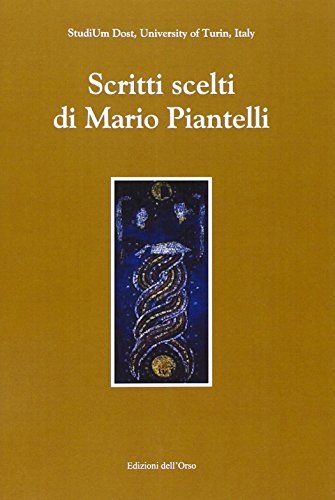 Textes choisis de Mario Piantelli