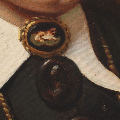 art, art italien, peinture italienne du XIXe siècle, portrait de femme
