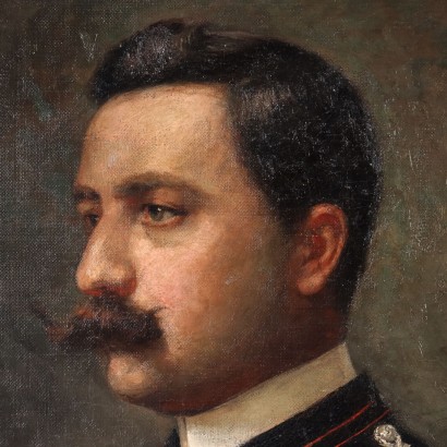 Painting by Mario Spinetti,Portrait of an officer,Mario Spinetti,Mario Spinetti,Mario Spinetti,Mario Spinetti