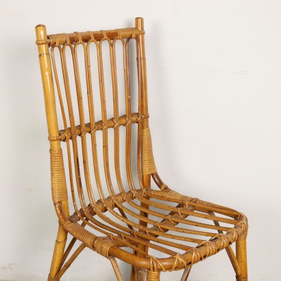 Chaise en bambou des années 60