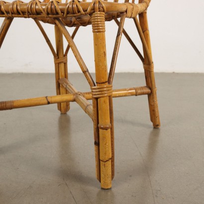 Silla de bambú de los años 60.