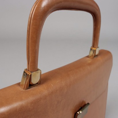 Caramel Leather Vintage Bag