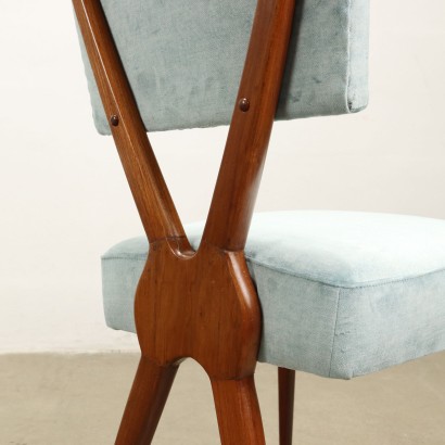 Groupe de 4 chaises, chaise argentine années 50, chaises argentines années 50
