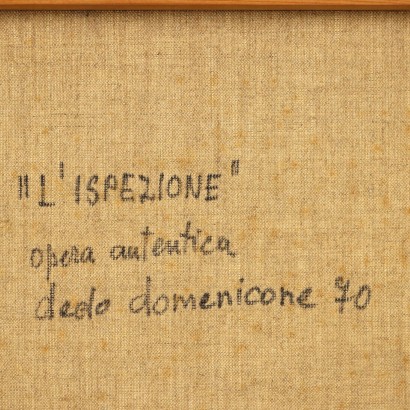 Pintura de Dedo Domenicone ,La inspección,Dedo Domenicone,Dedo Domenicone,Dedo Domenicone