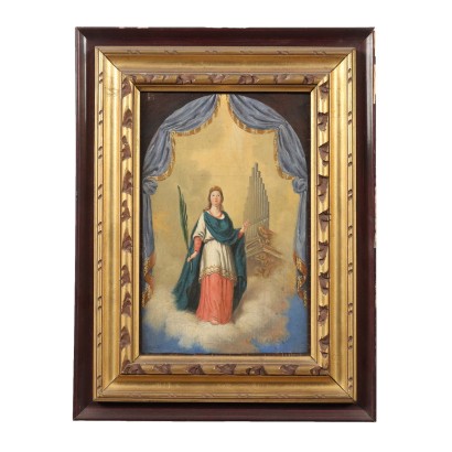 Peinture de Sainte Cécile