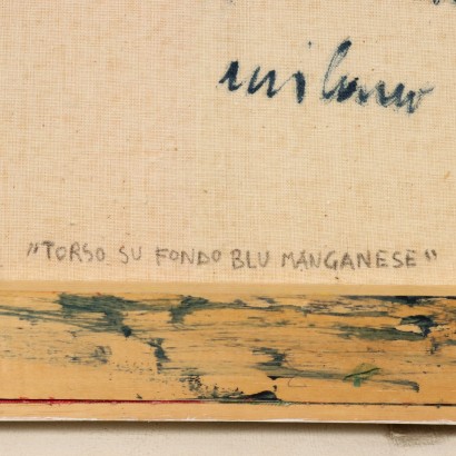 Dipinto Astratto di Franco Meneguzzo ,Torso su fondo blu manganese,Franco Meneguzzo ,Franco Meneguzzo ,Franco Meneguzzo ,Franco Meneguzzo