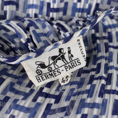 Camisa vintage con monograma de Hermes