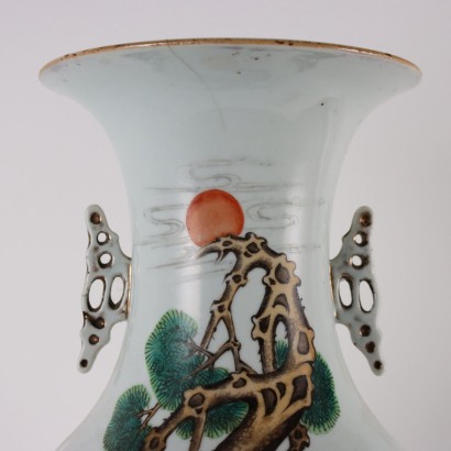 Vase Balustre en Porcelaine