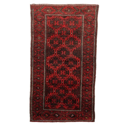 Vintage Asiatischer Teppich Wolle Feiner Knoten Handgefertigt
