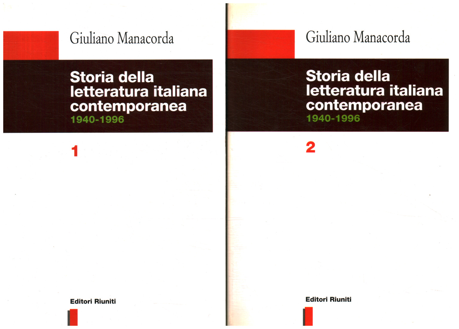 Histoire de la littérature italienne contemporaine