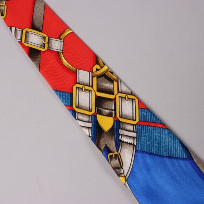 Hermes Colored Vintage Tie ,Hermès Colored Vintage Tie