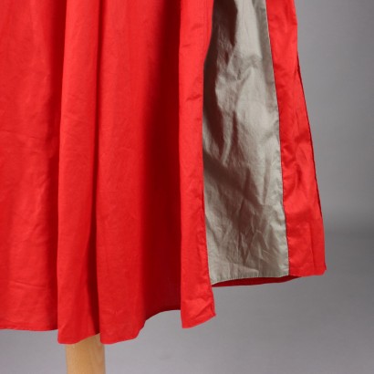 Vintage Red Cotton Dress