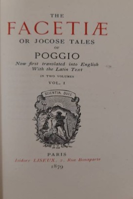 Die facetiæ oder Jocose-Geschichten von Po