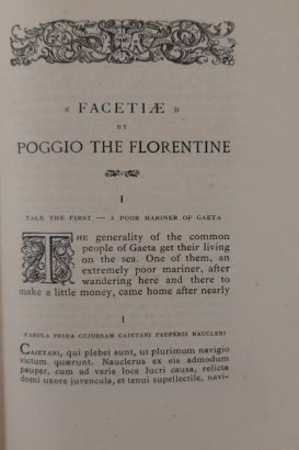 Die facetiæ oder Jocose-Geschichten von Po