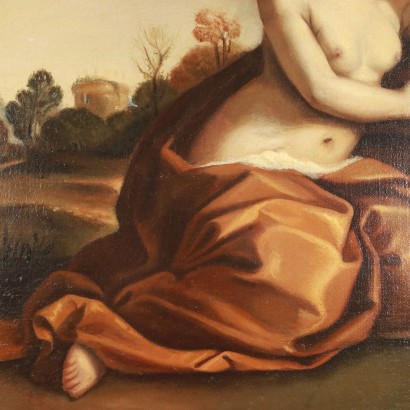Bemalt mit Venus und Amor