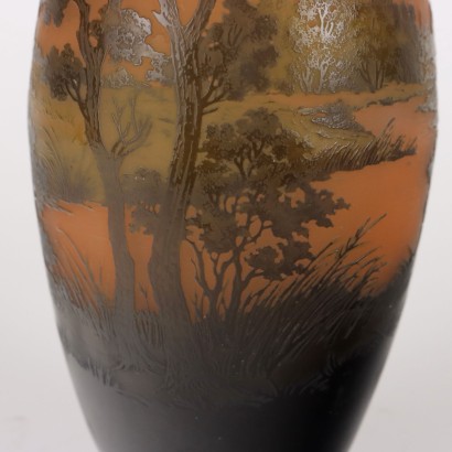Vase im D'Argental-Stil