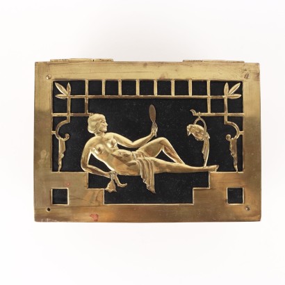 Art Decò box in Bronze and Tess