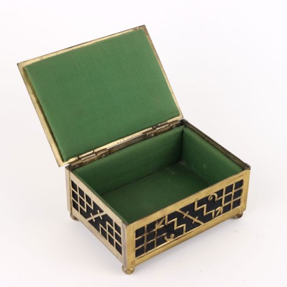 Art Decò box in Bronze and Tess
