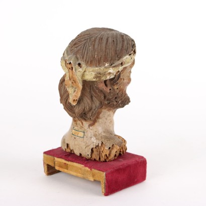 Bust in Carved and Patinated Wood