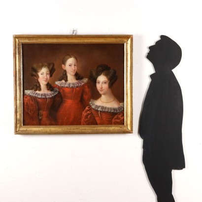 Gemälde Porträt der drei Schwestern