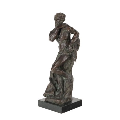 Sculpture Ancienne Figure Mythologique Première Moitié du '900 Bronze