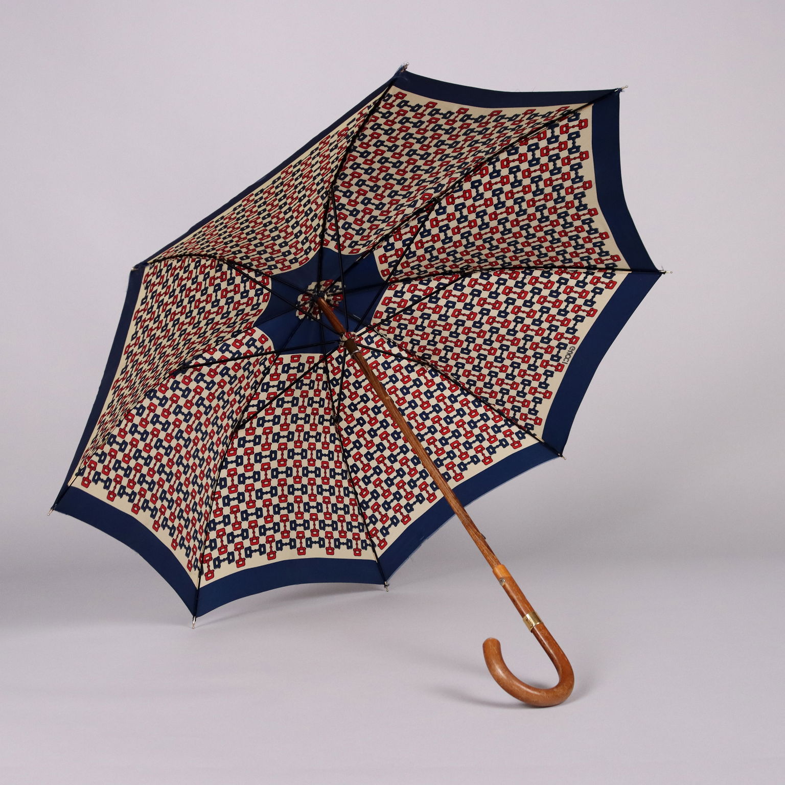 70s Vintage YSL Umbrella Wood Handle 