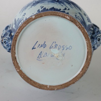 Lino Grosso Albisola Vase