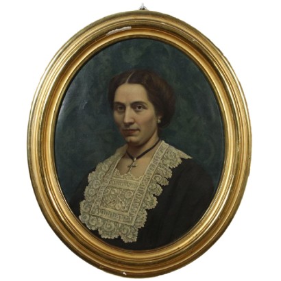 arte, arte italiano, pintura italiana del siglo XIX, retrato femenino