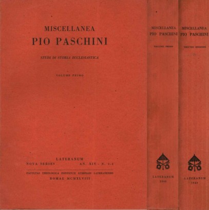 Pio Paschini (2 Volumi)