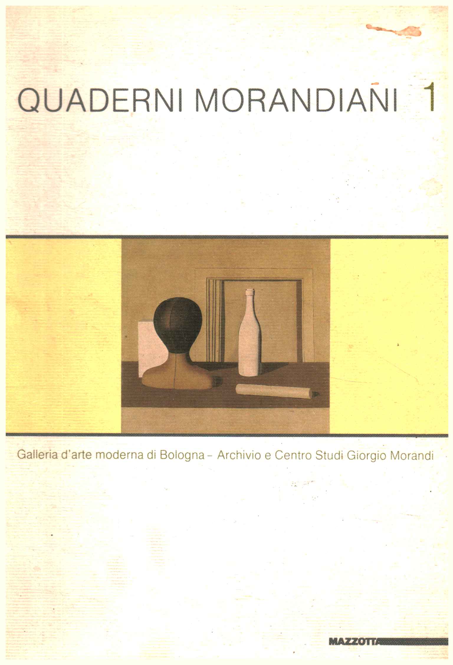 Morandi notebooks n.1. I Internal meeting, Morandi and his time
