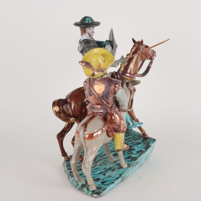Don Quijote y Sancho Panza Terracota