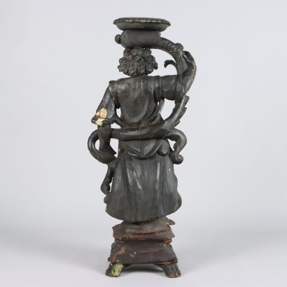 Baroque Angel Vase Holder Sculpture