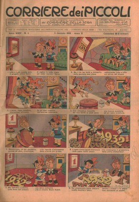 Corriere dei piccoli 1932 (52 numeri - annata completa)
