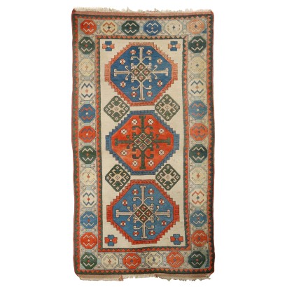 Antiker Asiatischer Teppich Türkei Geknüpft Handgefertigt
