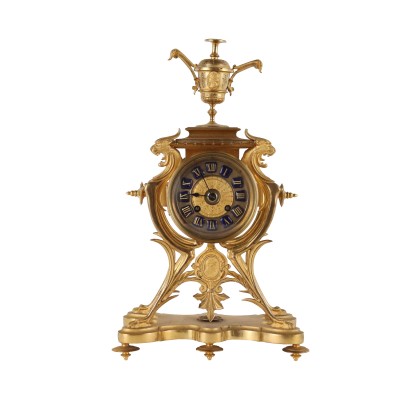 Horloge Ancien d'Appui Troisième Quart du '800 Bronze Doré