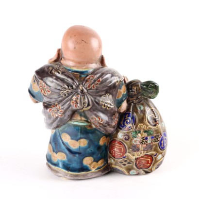 Figurine en porcelaine Hotei Kutani