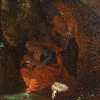 Dipinto La Predica di San Giovanni Bat,La predica di San Giovanni Battista