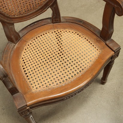Paire de fauteuils néoclassiques avec Sedu