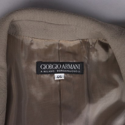 Armani Vintage Taubengraue Jacke