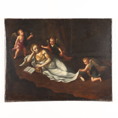 Dipinto La Maddalena Penitente